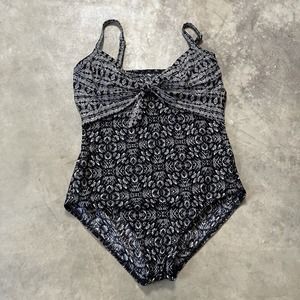 Miraclesuit‎ Bathing Suit Womens Sz 16 Pin Up One Piece Swimsuit Beach Black